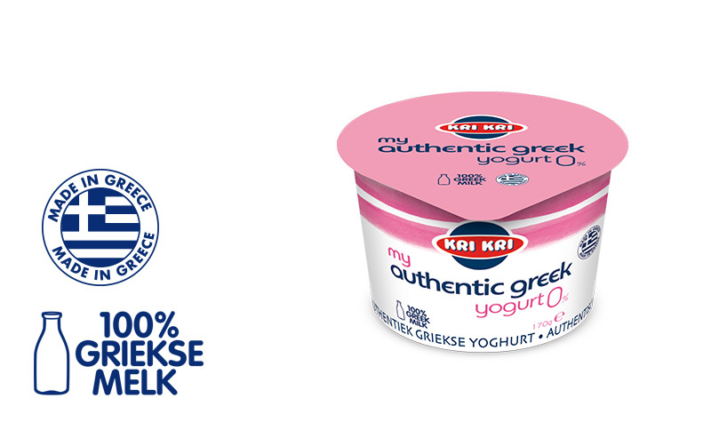 My Authentic Greek yogurt Magere Griekse Yoghurt 0% vet 170g